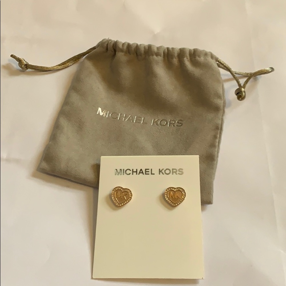 Michael Kors Heart Studs